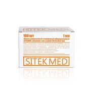 Шприц SitekMed: туб. 1мл (0,4x12) (блистер)